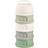 Beaba Milchpulver-Dosierbox mit 4 stapelbaren Fächern 330 ml, Cotton weiss/Salbeigrün