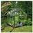 Halls Greenhouses Qube 66 3.8m² 3mm Aluminium Härdat glas