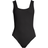 Casall Square Neck Rib Swimsuit - Black