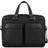 Piquadro Mens briefcase black ca2849b3 leather business laptop large bag