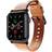 Journey Apple Watch 42/44/45mm/Apple Watch Ultra Armband Äkta Läder Tan