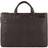 Piquadro Mens briefcase black ca4021b3 brown leather business laptop bag