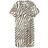 H&M V-Neck Tunic Dress - Light Beige/Zebra Pattern