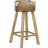 Dkd Home Decor Natural Wood Brown Seating Stool
