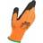 MAPA Professional Thermal Acrylic Lined Nitrile Heat Resistant Glove 250° Knit Wrist, 10" OAL, Black/Orange, Paired