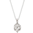 Edblad Blossom Necklace - Silver/Transparent