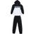 Champion Boy's Junior Full Zip Hooded Tracksuit Black/Multi-Colour/Multi/Black-White