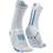 Compressport Pro Racing V4.0 Run High Socks Unisex - White/Fjord Blue