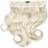 Lullabellz Thick Curly Clip In Hair Extensions 16 inch Bleach Blonde