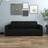vidaXL 2-Seater Stretch Couch Jersey Loose Sofa Cover Black