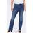 Only Curvy Carsally Hw Skinny Bootcut Jeans Blå 42/32