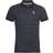 Odlo Men's Nikko Dry Polo Shirt - Black/Steel Grey/Stripes