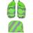 Ergobag Fluo Seitentaschen Zip-Set 3tlg. grün Reflektorstreifen