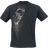 Spiral Bat Curse T-shirt Herr svart