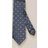 Eton Marinblå blommönstrad slips siden och linne