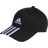 adidas 3-Stripes Cotton Twill Baseball Cap - Black/White