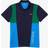 Lacoste Men's Sport Graphic Polo Shirt - Navy Blue/Green/Blue/White/Flashy Yellow