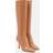 Jimmy Choo Womens Biscuit Agathe Pointed-toe Knee-high Leather Boots Eur Women