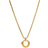 Pandora Signature I-D Collier Pendant & Necklace - Gold