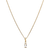Ani Jewels Pendant Necklace - Gold/Transparent