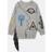 Stella McCartney Gray Intarsia Sweater 8490 MULTICOLOR