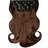 Lullabellz Super Thick Blow Dry Wavy Clip In Hair Extensions 16 inch Choc Brown 5-pack