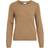 Vila Ril Round Neck Knitted Pullover - Tigers Eye