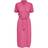 Only Short Sleeve Midi Dress - Rose/Pink Power