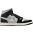 Nike Air Jordan 1 Mid SE W - Black/Light Smoke Grey/Sail/Metallic Silver