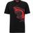 HUGO BOSS Red Shark Print Cotton-jersey T-shirt - Black