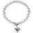 Shein Stainless Steel Heart Bracelet For Women Fashion Love Heart Charms Bracelet Jewelry