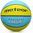Meteor Layup barn mini basket storlek #4 perfekt anpassad till ungdomens barns händer från 4–8 år gammal idealisk basket för träning mjuk basket med en halkfri yta #4, gul/turkos