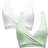 Mamalicious Nursing Bra 2-Pack White & Sage Green
