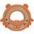 Nuby Animal Teething Ring Made of Wood & Silicone