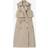 Burberry Mona Double-Breasted Cotton Blend Midi Dress - Beige