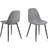 AC Design Furniture Linea Light Grey/Black Köksstol 84cm 4st