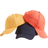 H&M Cotton Caps 3-pack - Orange/Yellow/Navy Blue (1053280002)