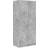 vidaXL 800625 Concrete Grey Garderob 80x180cm
