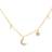 Hultquist Cosmo Necklace - Gold/Pearls/Transparent