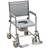 NRS Healthcare Wheeled Commode Fixed Height