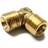 Brass Equal Elbow 1/4 O/D Petrol Fuel Pipe 1/4 BSP