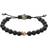Diesel Men's Beads Bracelet - Black/Gold