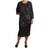 Dolce & Gabbana Sequined Long Sleeve Shift Midi Dress - Black