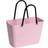 Hinza Shopping Bag Small (Green Plastic) - Dusty Pink
