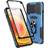 MAULUND iPhone 13 Tåligt Skal och Skärmskydd Härdat Glas Blå