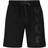 Men's Logo-Embossed Swim Shorts Black Black