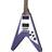 Epiphone Kirk Hammett 1979 Flying V, Purple Metallic Electric Guitar