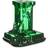 Kosta Boda Rocky Baroque Emerald Ljusstake 15cm