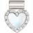 Nomination SeiMia Silver Candy White Mother of Pearl Heart Pendant Charm