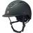 Charles Owen Standard Peak Riding Helmet - Black Gloss/Black Matte